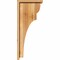 Ekena Millwork Yorktown Rough Sawn Corbel w/Backplate, Western Red Cedar, 6"W x 12"D x 28"H COR06X12X28YOR01RWR - alternate 3